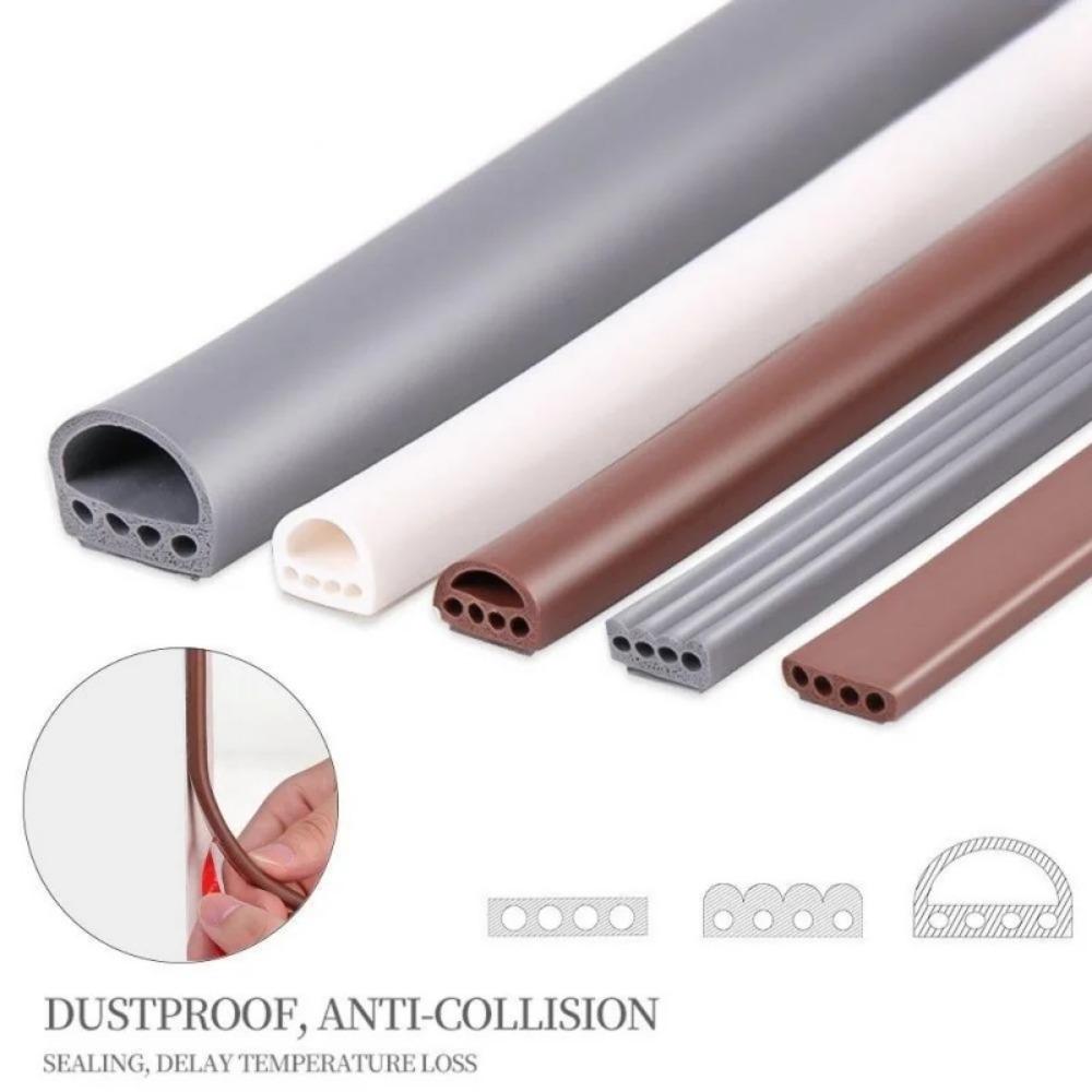Home Security Front Door - 6m Silicone Door and Window Self-adhesive