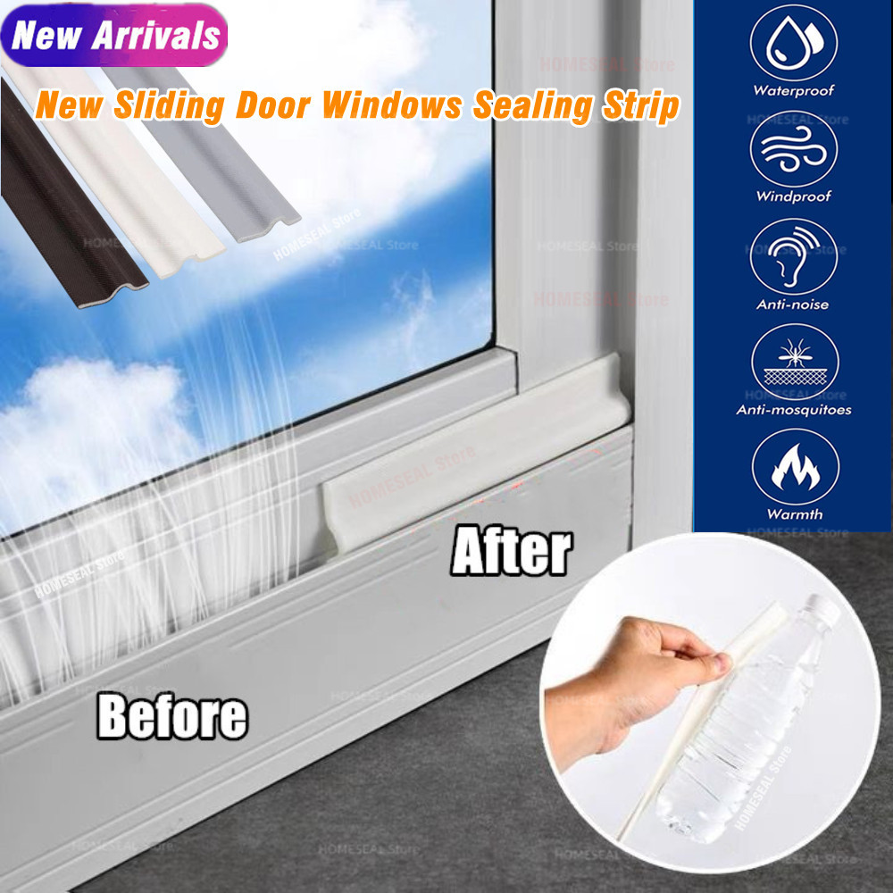 Home Security Front Door - 40M Sliding Window Seal Strip White