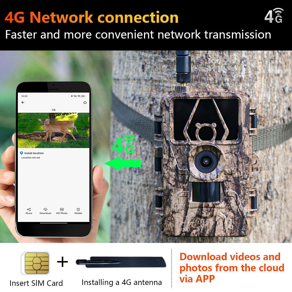 Trail Cam with 8K Video 60MP I - Home Security Images recension och pris
