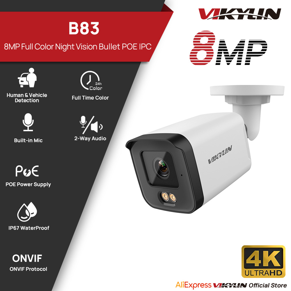 VIKYLIN 8MP HD IP Security Cam - Home Security Images recension och pris