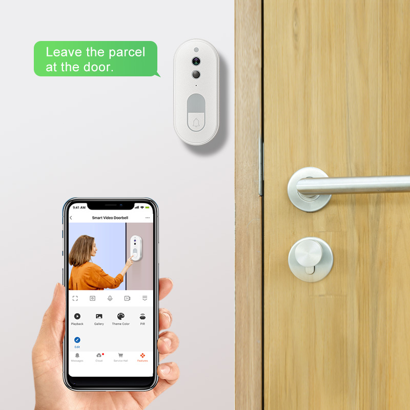 Tuya Smart Video Doorbell Wire - Home Security Front Door recension och pris