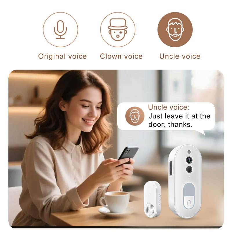 Tuya Smart Video Doorbell Wire - Home Security Front Door recension och pris