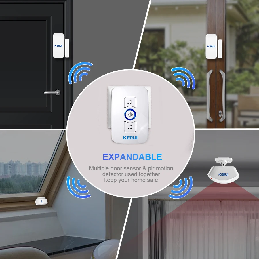 KERUI Wireless Doorbell Home S - Home Security Ring recension och pris