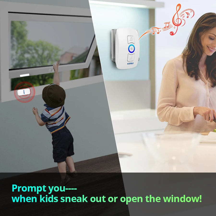 KERUI Wireless Doorbell Home S - Home Security Ring recension och pris