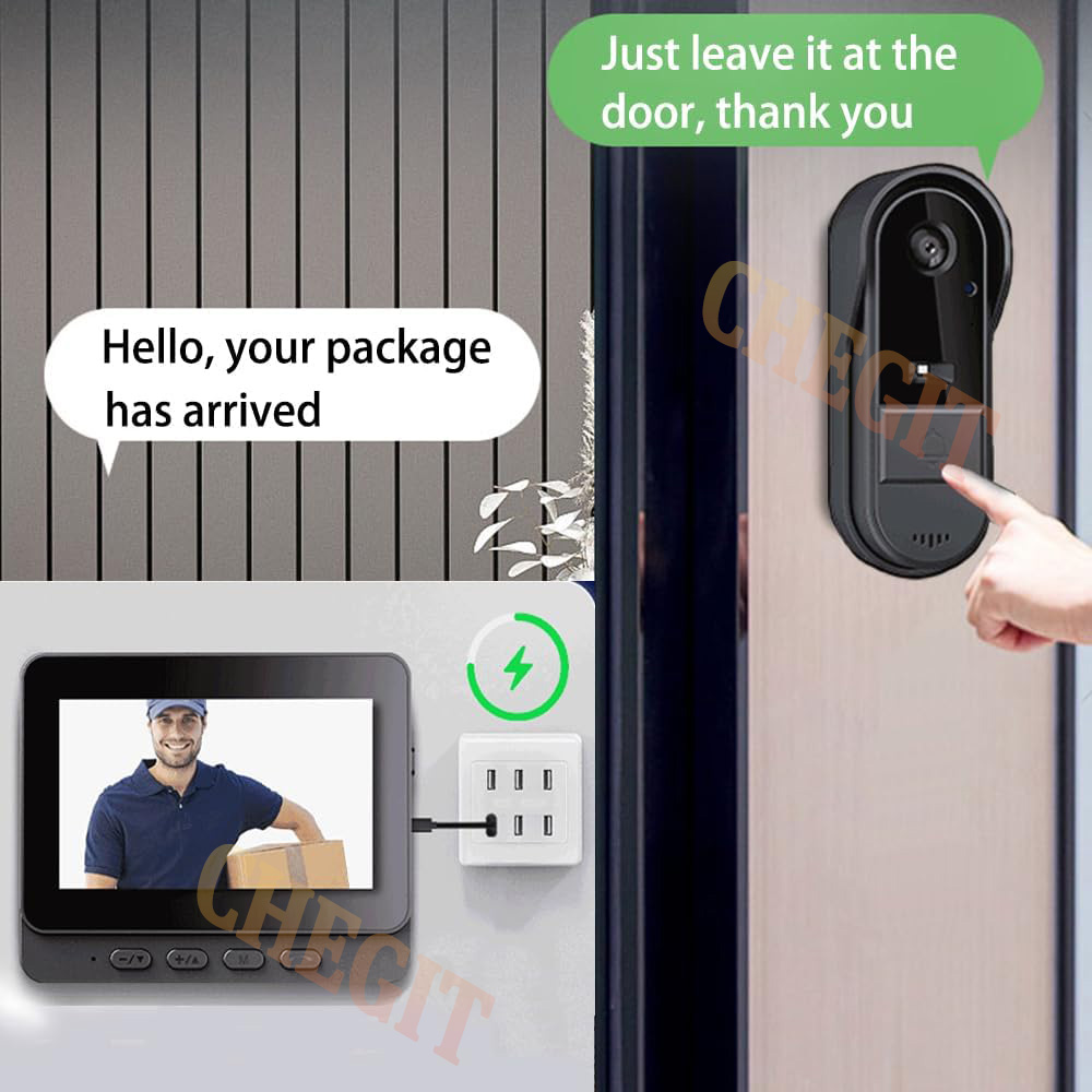 Wireless Wifi Doorbell Camera  - Home Security La recension och pris