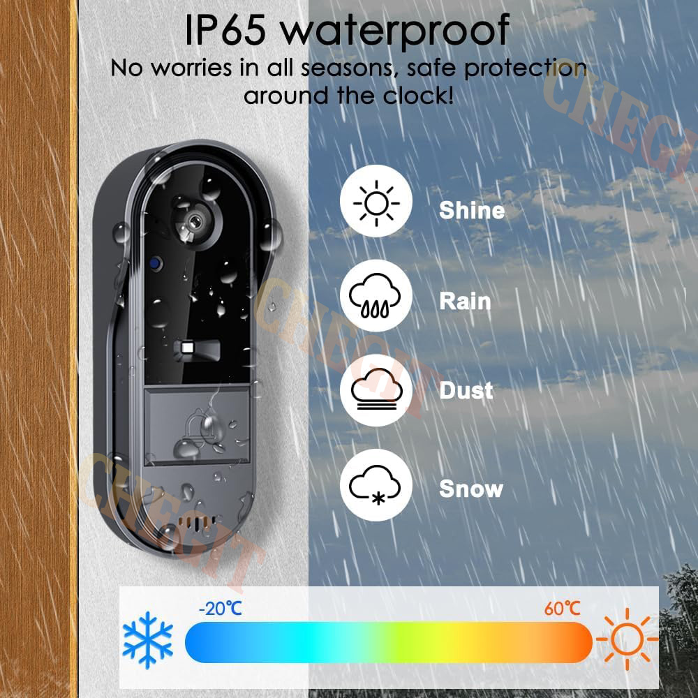 Wireless Wifi Doorbell Camera  - Home Security La recension och pris