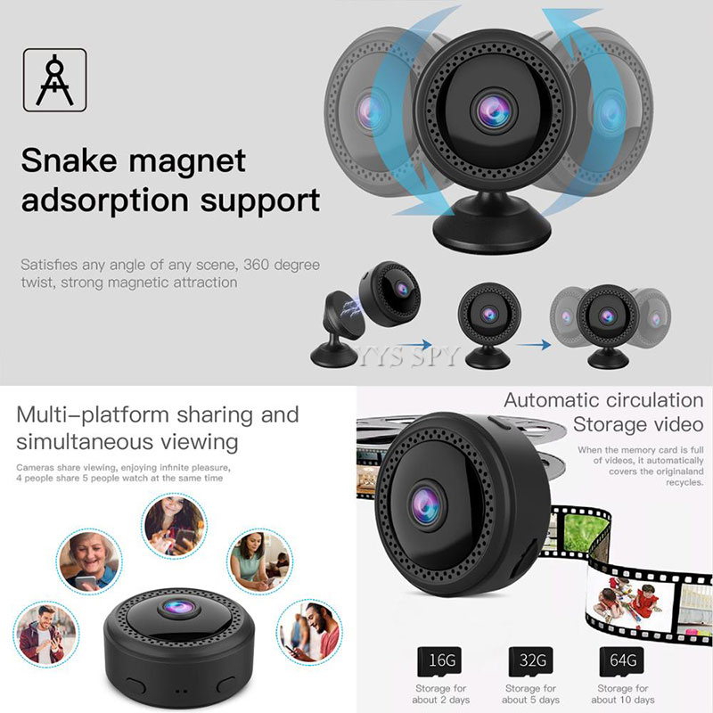 HD Wifi Mini Video Camera Digi - Home Security Images recension och pris