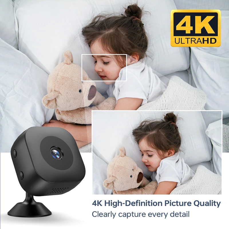 4K HD Security Camera WiFi Wir - Home Security La recension och pris