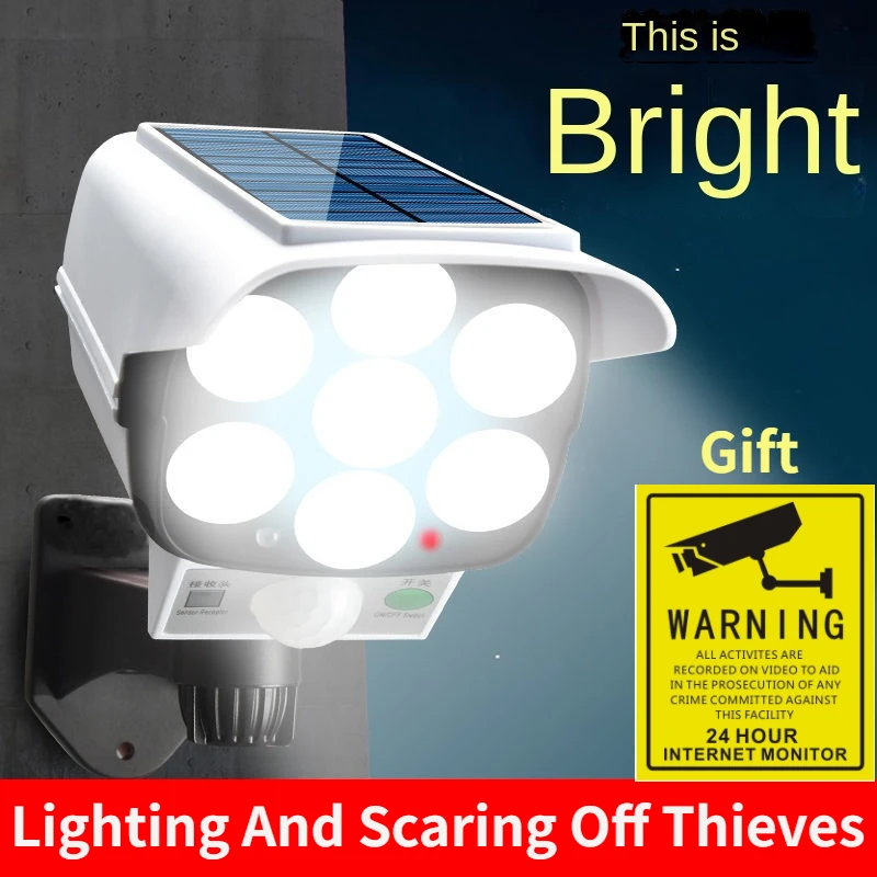 Outdoor Solar Light Motion Sen - Home Security La recension och pris