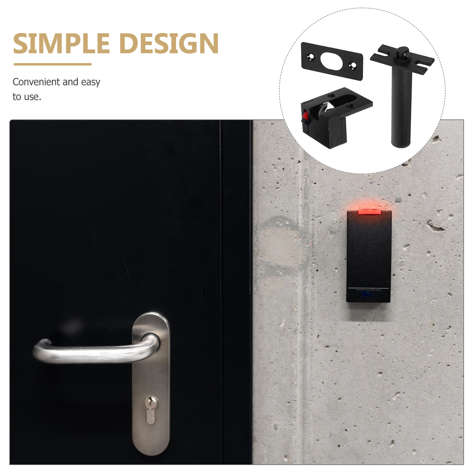 1Set Concealed Stainless Steel - Home Security Front Door recension och pris