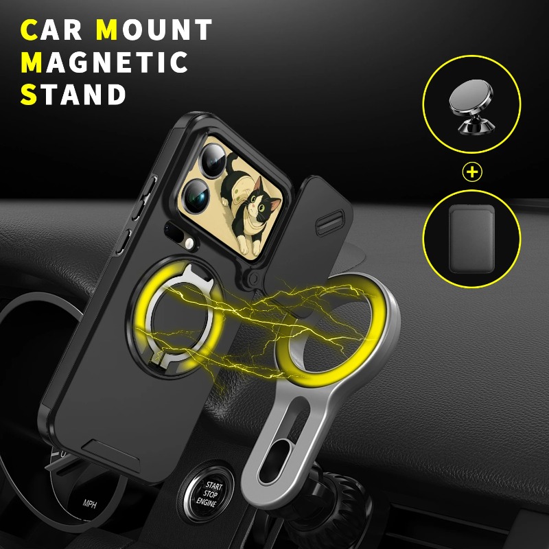 360° Rotating Ring Case Kickst - Xiaomi Home Security 360 recension och pris