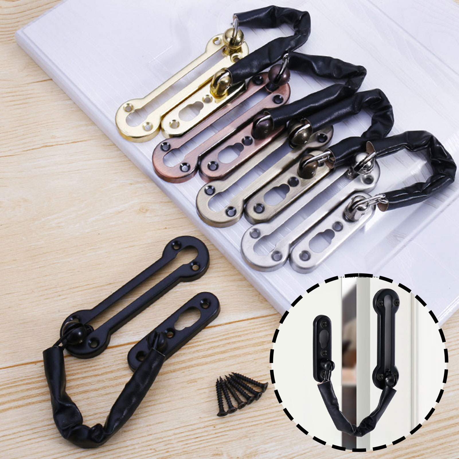 Anti-Theft Chain Door Lock Doo - Home Security Front Door recension och pris