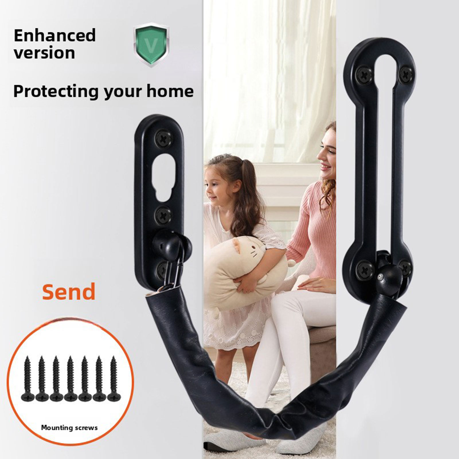 Anti-Theft Chain Door Lock Doo - Home Security Front Door recension och pris