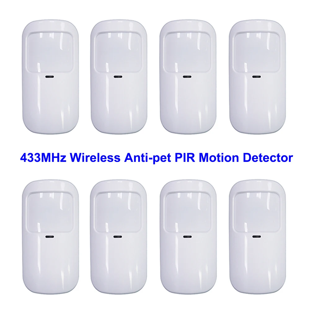 White Wireless 433MHz Infrared - Pet Immune Pir Sensor recension och pris