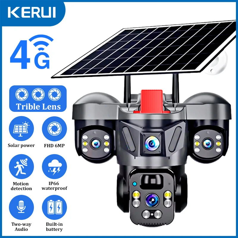 KERUI V380 Pro Outdoor PTZ 6MP - Home Security Front Door recension och pris