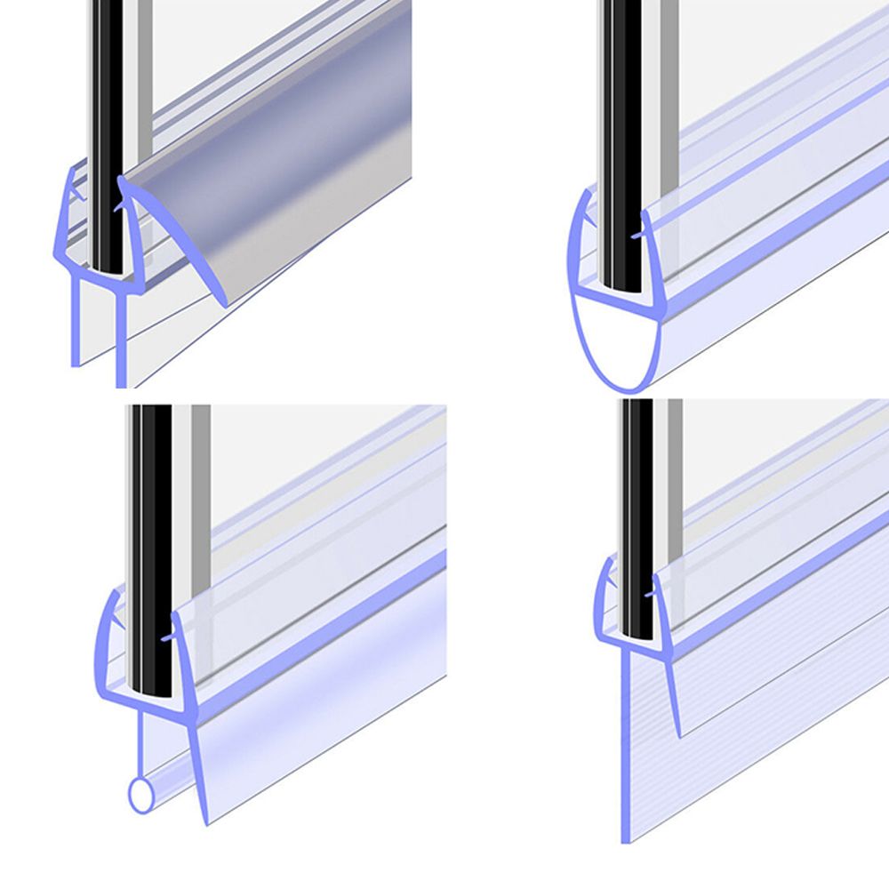 Bath Shower Screen Door Seal S - Home Security Front Door recension och pris