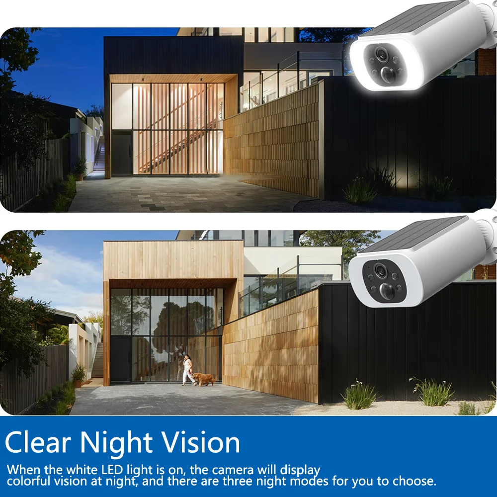Tuya 5MP Solar Security Camera - Home Security Front Door recension och pris