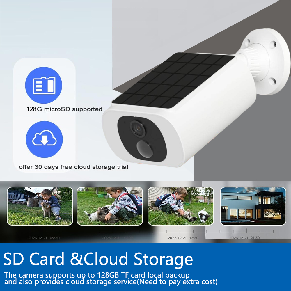 Tuya 5MP Solar Security Camera - Home Security Front Door recension och pris