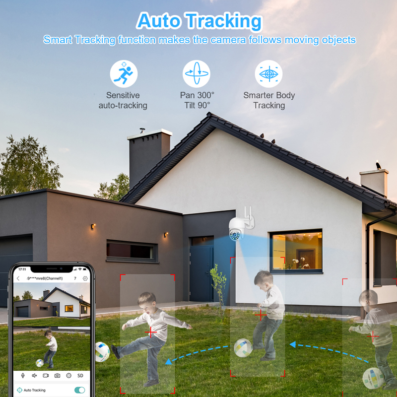 Smar 3MP Wireless CCTV Securit - Home Security Front Door recension och pris