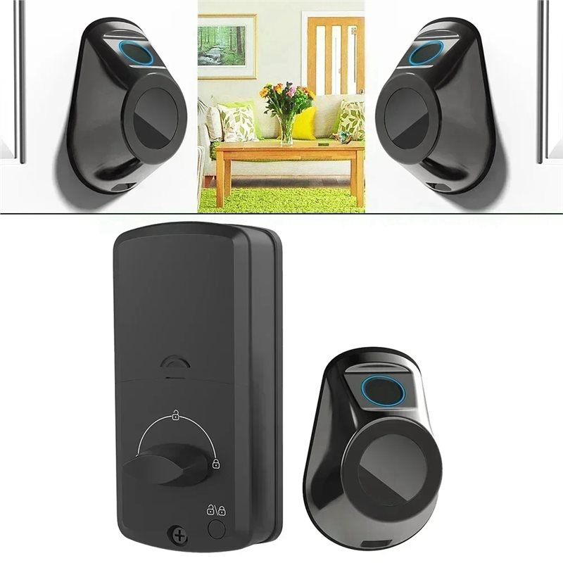 B03B-Fingerprint Door Lock Wit - Home Security Options recension och pris
